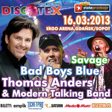 Thomas Anders - koncert Gdańsk / Sopot 16.03.2012