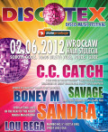 Plakat promujący koncert Discotex