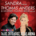 Sandra i Thomas Anders w Łodzi - plakat koncertowy (miniaturka)