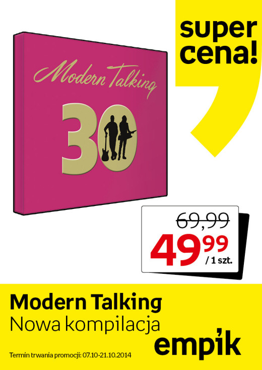 Modern Talking - 30 - promocja w salonach Empik